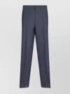 Prada Tailored Trousers With Pockets And Pleats In Blue