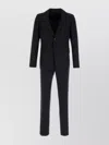 Prada Tailored Wool Blend Suit With Back Vent In Black
