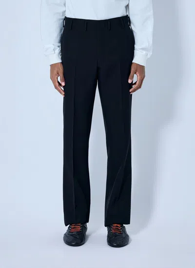 Prada Tailored Wool Trousers In Blue