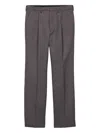 Prada Tailored Wool Trousers In Gray