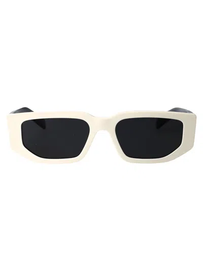 Prada Talc Acetate Sunglasses In Brown