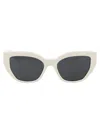 Prada Talc Acetate Sunglasses In Black