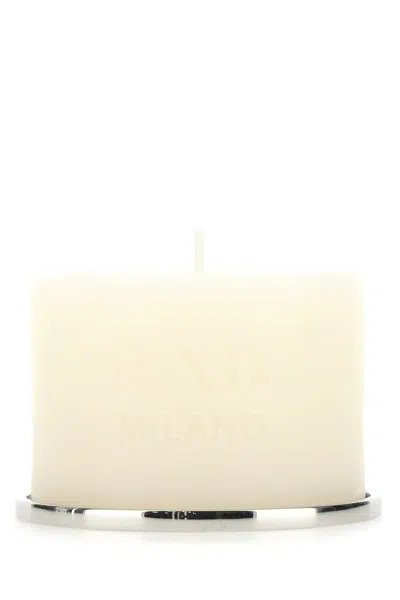 Prada Talco Candle In Neutral