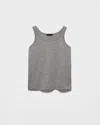 Prada Tanktop Aus Kaschmir Und Seide In Gray