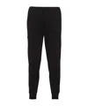 Prada Logo-patch Tapered-leg Track Pants In Black