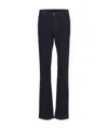 Prada Stretch Denim Jeans Belt Loops Five Pockets In Blue
