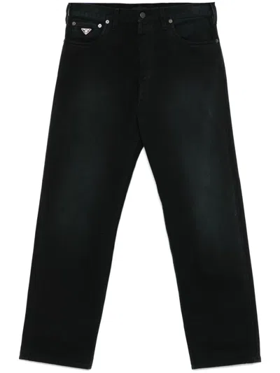 Prada Klassische Tapered-jeans In Black