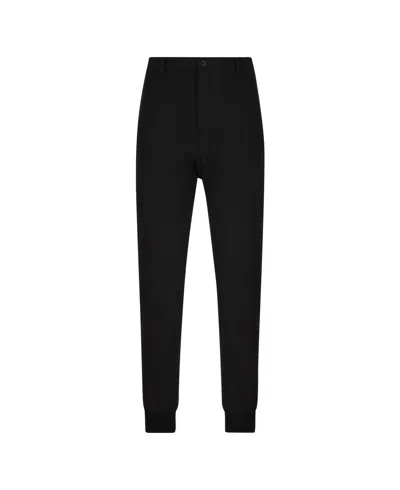 Prada Tapered Leg Pants In Black