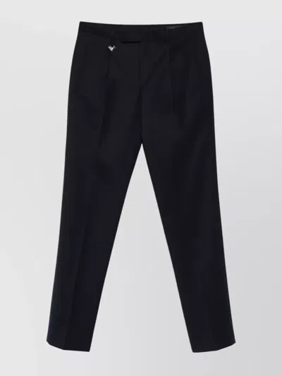 PRADA TAPERED LEG WOOL TROUSERS
