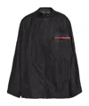 Prada Tear-proof Trench Coat In Black
