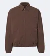 Prada Technical Blouson Jacket In Brown