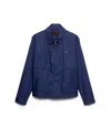 Prada Mens Blue Technical Cotton-blend Blouson Jacket In Blue