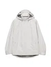 Prada Technical Fabric Jacket In Gray