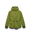 Prada Technical Fabric Jacket In Green