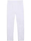 Prada Technical Fabric Pants In Weiss
