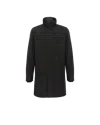 Prada Men's Solid Technical Canvas Raincoat In Black