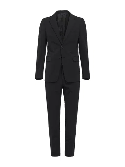 PRADA PRADA TECHNICAL FABRIC SINGLE-BREASTED SUIT