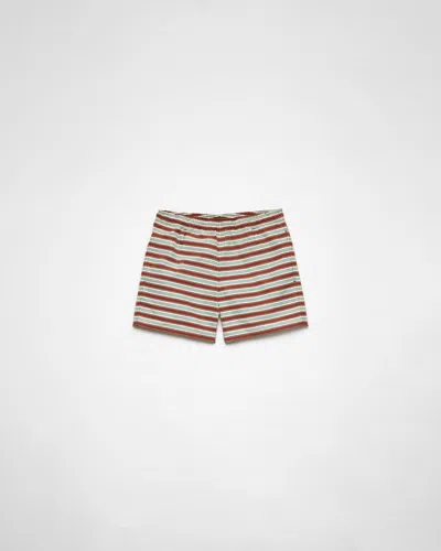 Prada Technical Fabric Swim Trunks