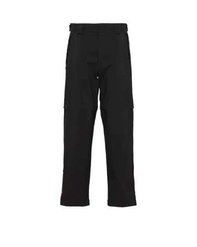 Prada Men Black Straight-cut Trousers, 30 Luxury Pants For Men Darveys