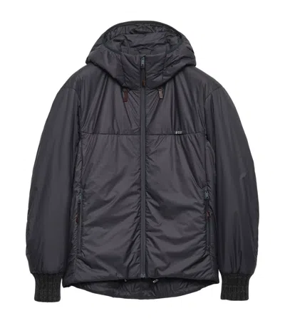 Prada Technical Field Jacket In Blue