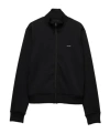 Prada Technical Jersey Blouson Jacket In Black