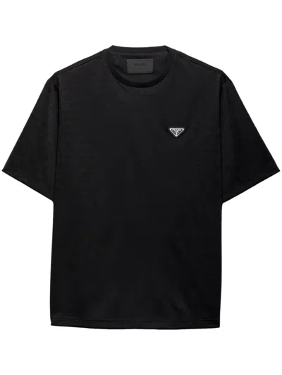 PRADA TECHNICAL-JERSEY T-SHIRT