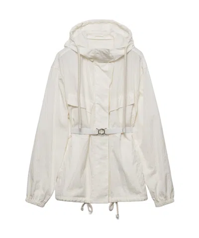 PRADA TECHNICAL PONGÉ BLOUSON JACKET
