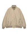 Prada Technical Poplin Down Jacket In Brown