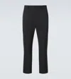 Prada Technical Straight Pants In Black