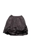 Prada Women's Technical Taffeta Skirt In Black
