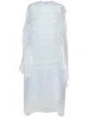 PRADA PRADA TECHNICAL VOILE DRESS