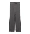 Prada Technical Wool Tailored Trousers In Grey