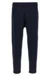 Prada Men Navy Blue Tech Fabric Joggers In Blue