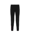 Prada Techno Piqué Pants In Black