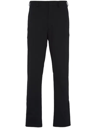Prada Techno Stretch Pants Clothing In Black