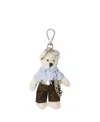 Prada Teddy Keychain Charm In Multi