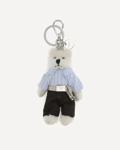 PRADA TEDDY KEYCHAIN