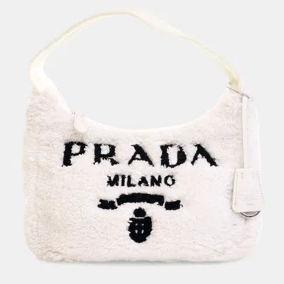 Pre-owned Prada Terry Re-edition 2000 In White
