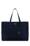 Prada Blue Re-nylon Large Re-edition 1978 Shopping Bag