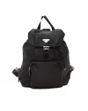 Prada Tessuto Backpack In Black