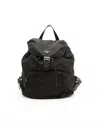 Prada Tessuto Backpack In Black