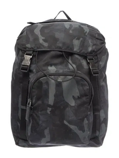 Pre-owned Prada Tessuto Backpack In Black