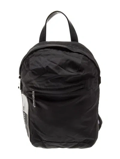 Pre-owned Prada Tessuto Backpack In Black