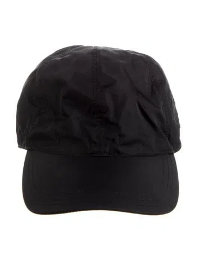 Pre-owned Prada Tessuto Baseball Cap In Black