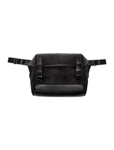 Pre-owned Prada Tessuto Belt Bag In Black