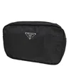 PRADA PRADA TESSUTO BLACK SYNTHETIC CLUTCH BAG (PRE-OWNED)