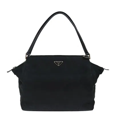 Prada Tessuto Black Synthetic Shoulder Bag ()