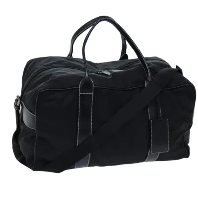 Prada Tessuto Black Synthetic Travel Bag ()