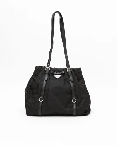 Prada Tessuto Bow Shoulder Bag
