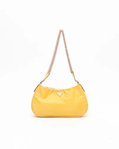PRADA PRADA TESSUTO CHAIN BAG